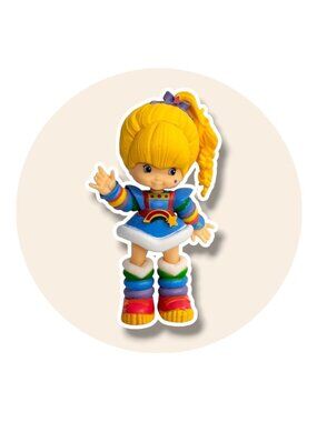 Rainbow Brite Action Figure Toy: 40th Anniversary, 2.5 in.